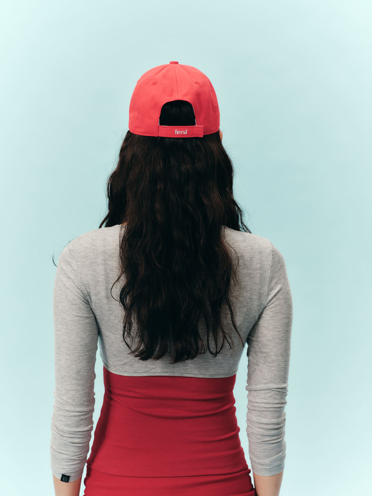100% COTTON FIRMA MOTIF CAP - CHERRY